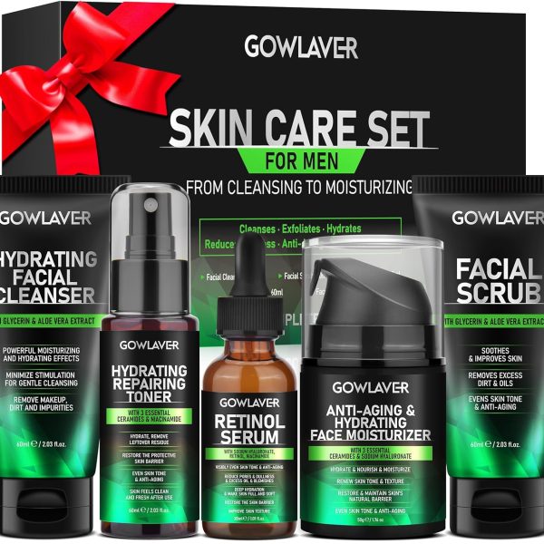 Kit de Cuidado Facial para Hombres - Regalo Perfecto para Papá