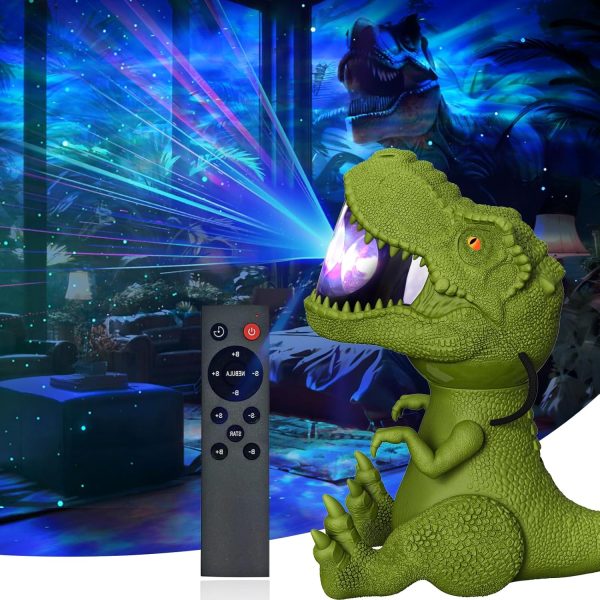 Proyector de Galaxia Dinosaurio con Control Remoto - LED de Nebulosa