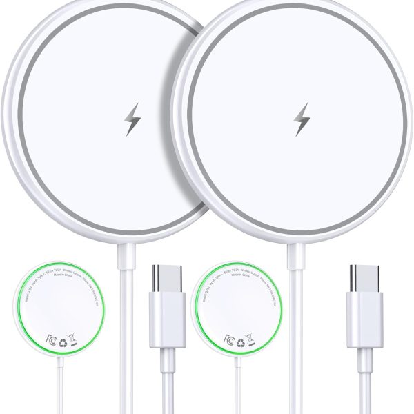 2 Estaciones de Carga Rápida Inalámbricas para iPhone - 15W