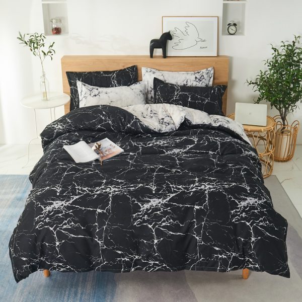 Juego de Sabana Marmol - Cama Doble - 140