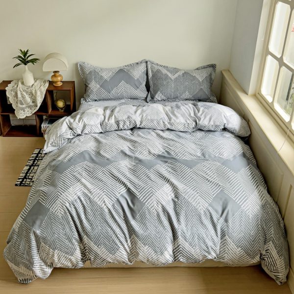 Tendido Acolchado Tweed Gris - Cama Queen - 160